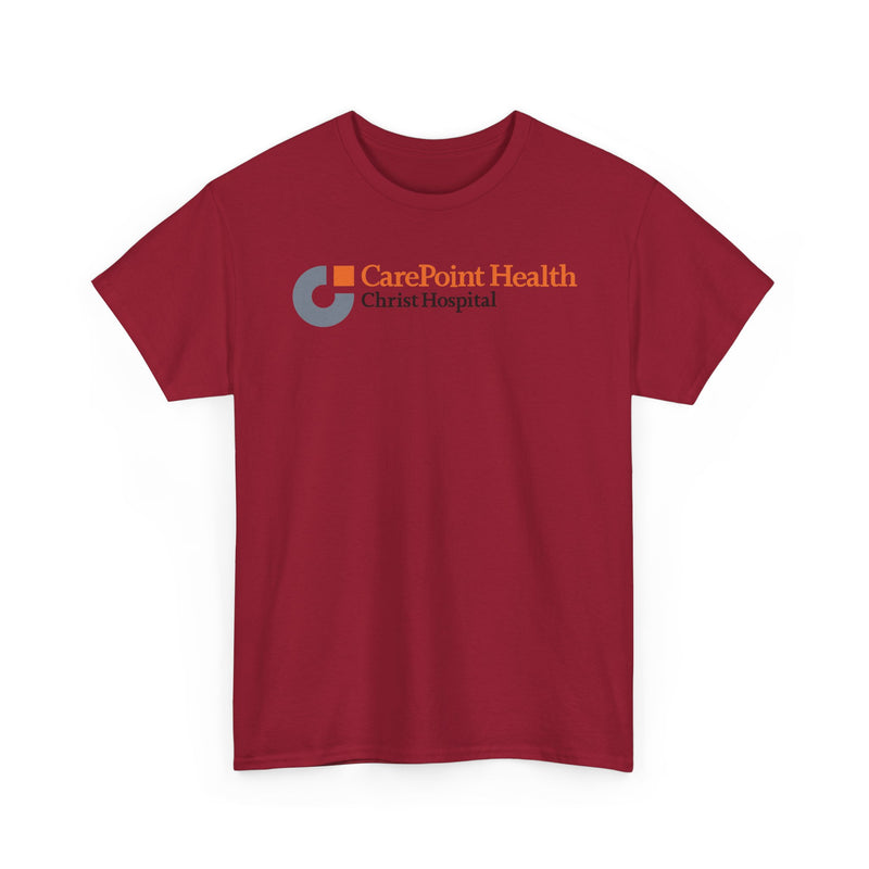 Load image into Gallery viewer, CarePoint Health Logo Jersey City Hospital Graphic T-Shirt Rare Defunct Brand Tee
