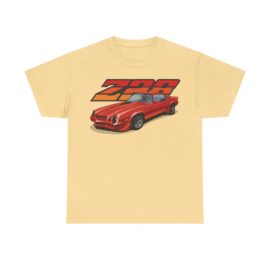 Chevrolet Camaro Z28 Car 1981 Nostalgic Retro T-shirt