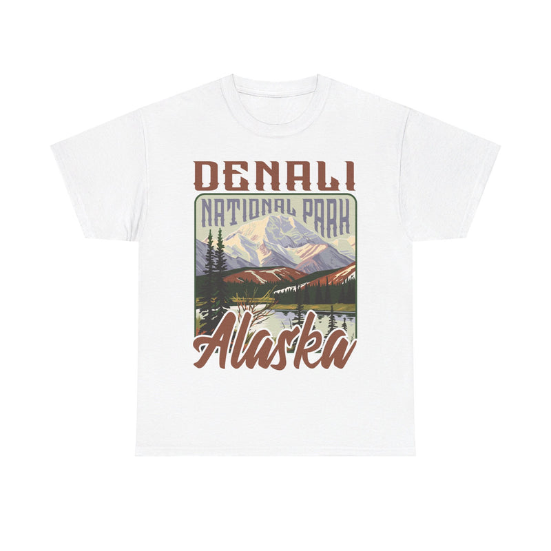 Load image into Gallery viewer, Denali National Park Alaska Poster Print T-shirt
