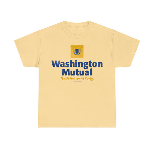 Washington Mutual Bank Nostalgic Throwback Logo T-shirt