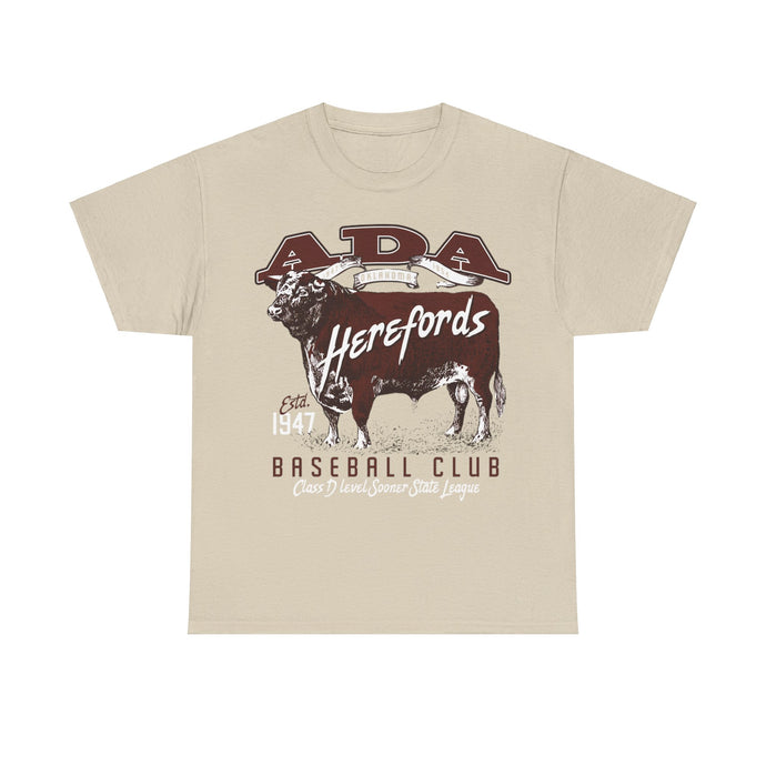 Ada Herefords 1947 Oklahoma Baseball T-shirt