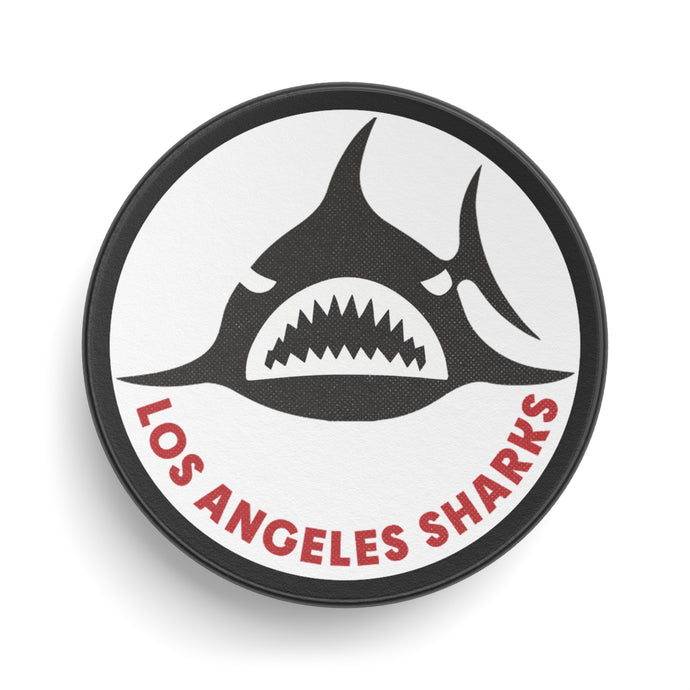 Los Angeles Sharks California WHA Hockey Puck