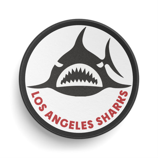 Los Angeles Sharks California WHA Hockey Puck