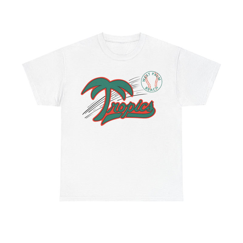 Load image into Gallery viewer, West Palm Beach Tropics Senior Nostalgic Retro Baseball Team T-shirt
