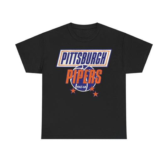 Pittsburgh Pipers Basketball  Nostalgic Retro T-shirt