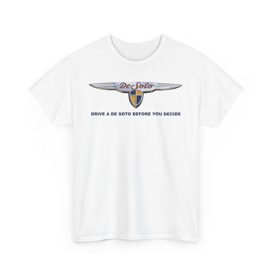 DeSoto Drive Before You Decide Chrome Wing Emblem T-shirt