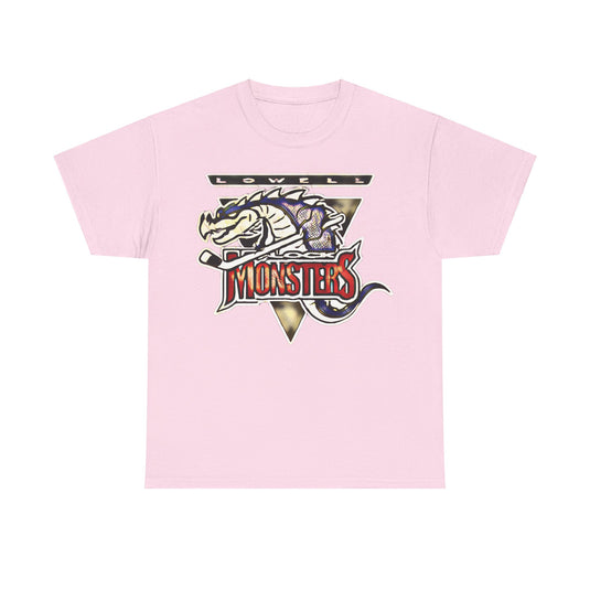 Lowell Lock Monsters Massachusetts Hockey Team T-shirt