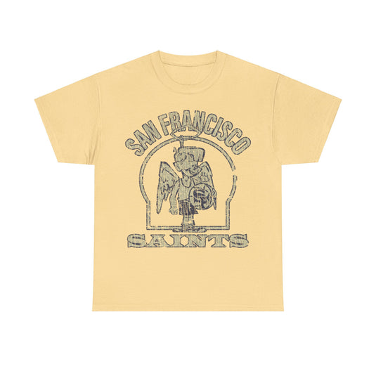 San Francisco Saints 1961 Basketball Distressed Print T-shirt