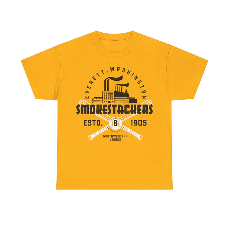 Load image into Gallery viewer, Everett Smokestackers Est 1905 Washington Baseball T-shirt
