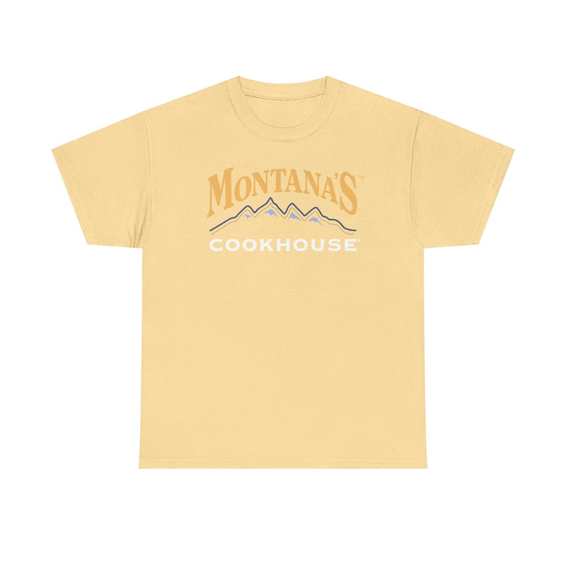Load image into Gallery viewer, Montana's Cookhouse T-Shirt - Restaurant Industry Defunct Logo Tee
