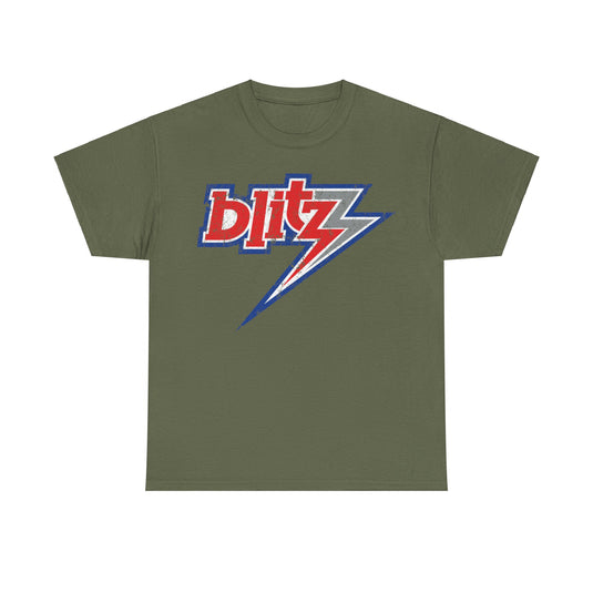 Chicago Blitz Logo Illinois Football Team T-shirt