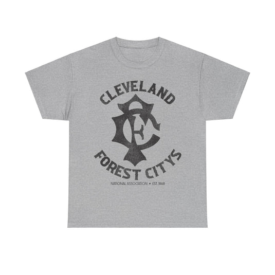 Cleveland Forest Citys Nostalgic Retro Baseball Team T-shirt