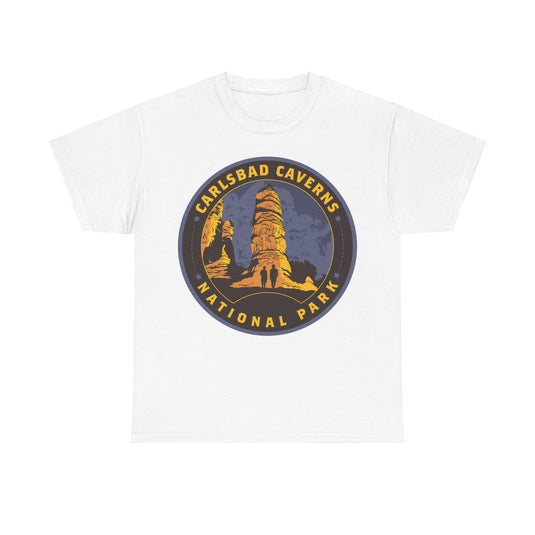 Carlsbad Caverns National Park New Mexico Round Logo T-shirt