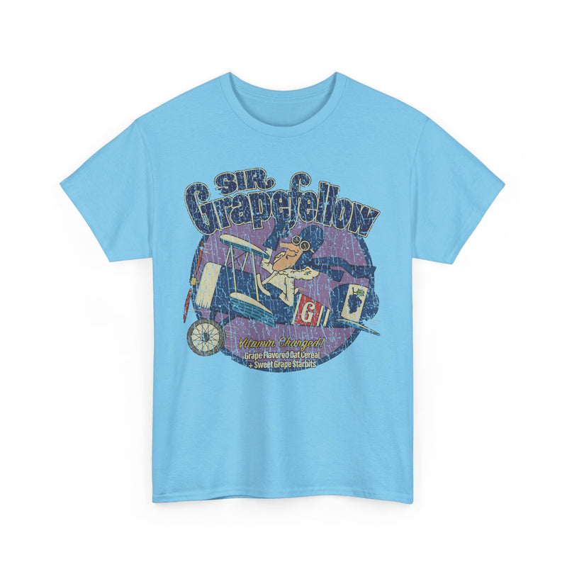 Load image into Gallery viewer, Sir Grapefellow Grape Flavored Oat Cereal Nostalgic T-shirt
