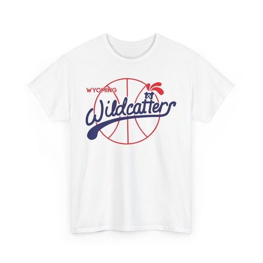 Wyoming Wildcatters Basketball 1982-1988 Continental Association T-shirt
