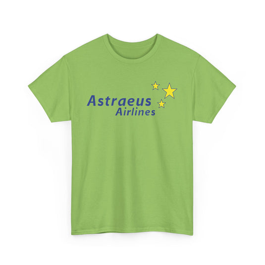 Astraeus Airlines Blue Yellow Stars European Charter Aviation T-shirt
