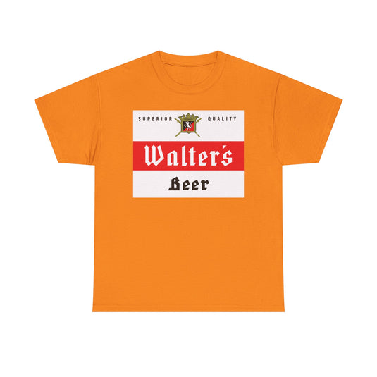 Walter's Beer Superior Quality Logo Brewery Brand T-Shirt
