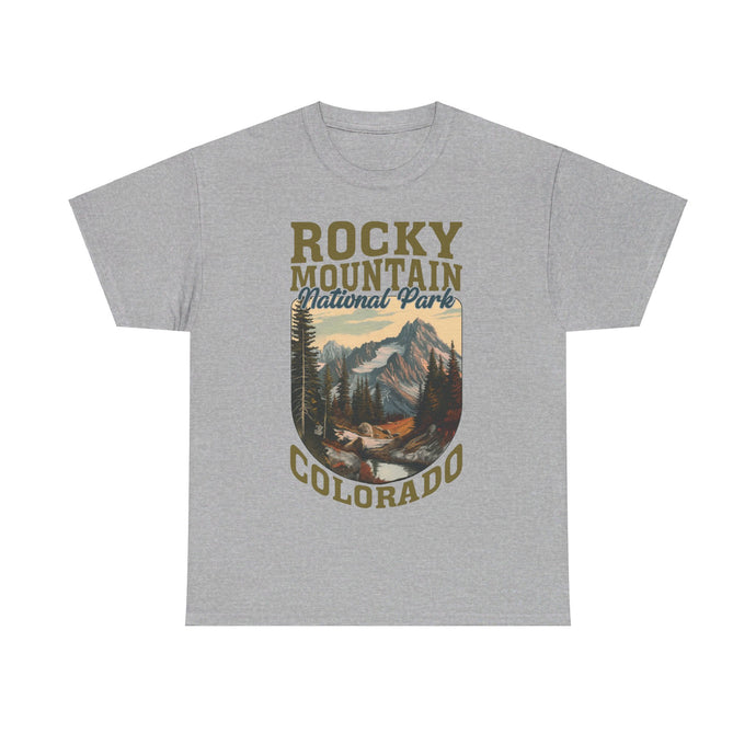 Rocky Mountain National Park Colorado Poster Print T-shirt