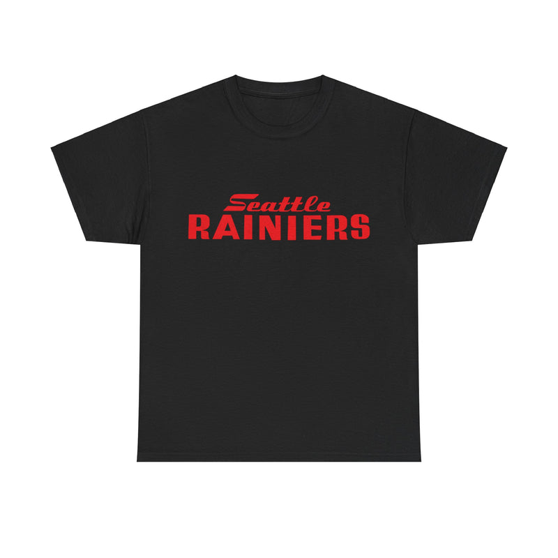 Load image into Gallery viewer, Seattle Rainiers Red Logo Nostalgic Retro Baseball Team T-shirt
