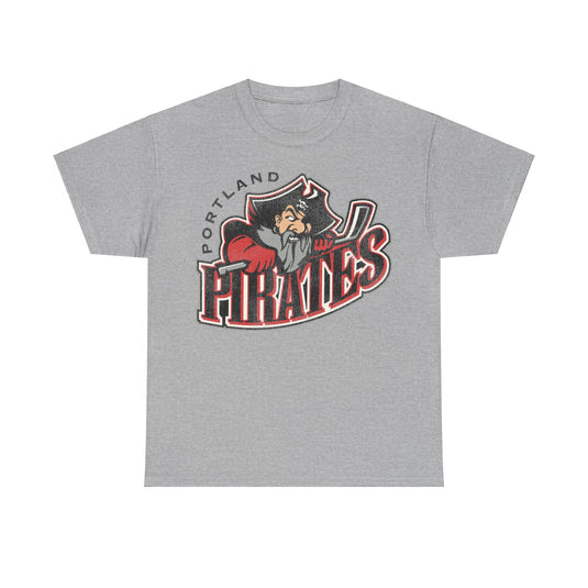 Portland Pirates Hockey Team Oregon Nostalgic Logo T-shirt