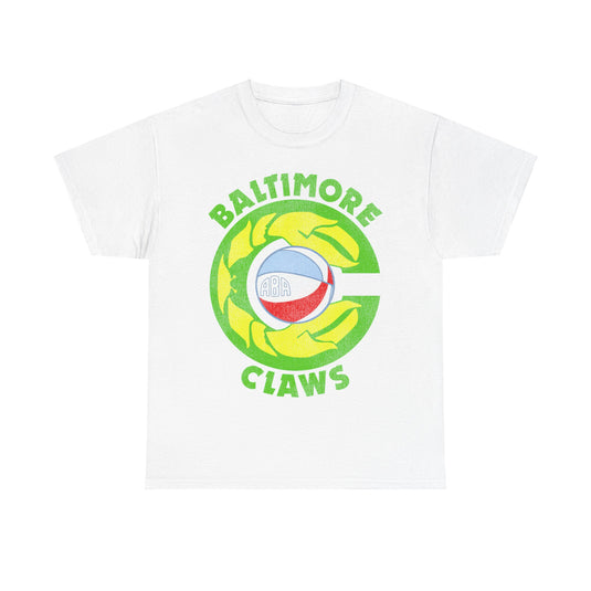 Baltimore Claws Basketball Team Nostalgic Retro T-shirt