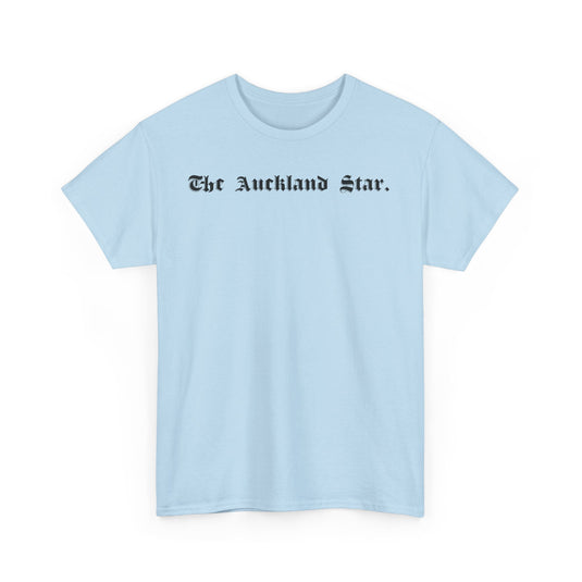 The Auckland Star Vintage Newspaper Logo New Zealand T-Shirt