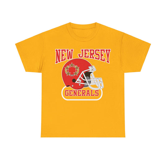 New Jersey Generals Helmet Logo Football Team T-shirt