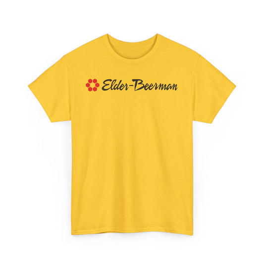Elder-Beerman Red Hexagon Pattern Department Store Logo T-Shirt