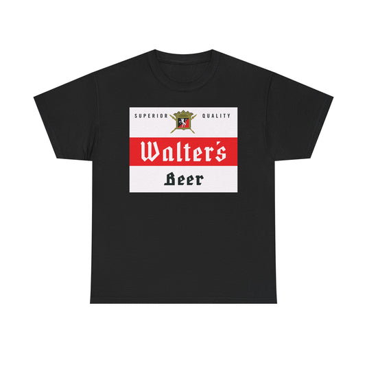 Walter's Beer Superior Quality Logo Brewery Brand T-Shirt