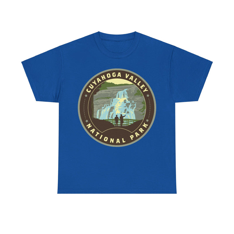 Load image into Gallery viewer, Cuyahoga Valley National Park Ohio Round Logo T-shirt
