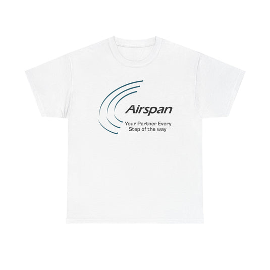 Airspan T-Shirt Defunct Telecom Company Logo Your Partner Every Step Tee