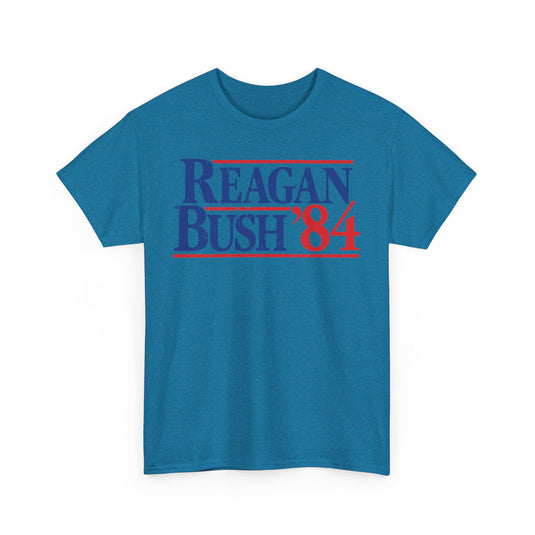 Reagan Bush 1984 Republican Political T-shirt