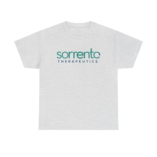 Sorrento Therapeutics T-Shirt - Biopharmaceutical Industry Bankrupt Logo Tee