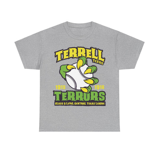 Terrell Terrors Est 1915 Texas Baseball T-shirt