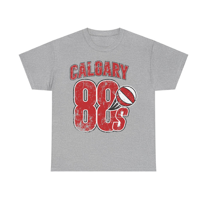 Calgary 88s Canada Red Logo Basketball Team T-shirt