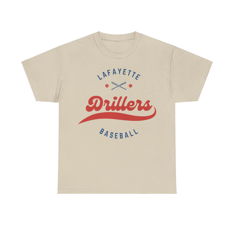 Load image into Gallery viewer, Lafayette Drillers Logo Louisiana Baseball Team T-shirt
