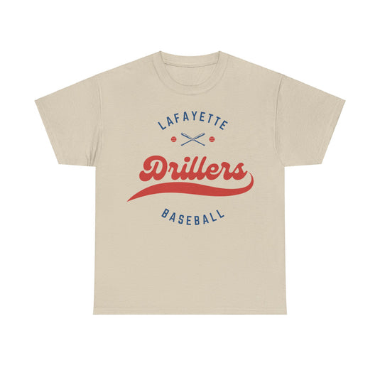 Lafayette Drillers Logo Louisiana Baseball Team T-shirt