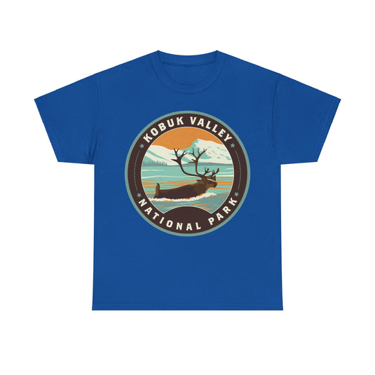 Kobuk Valley National Park Alaska Round Logo T-shirt