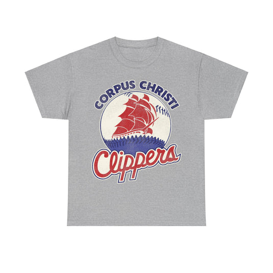 Corpus Christi Clippers Nostalgic Retro Baseball Team T-shirt