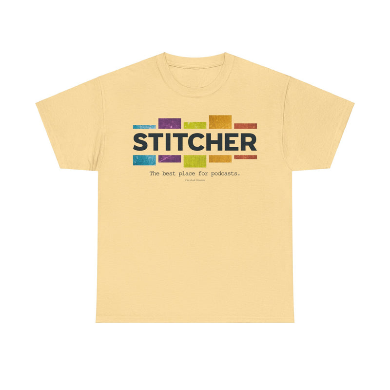 Load image into Gallery viewer, Stitcher Podcast App Nostalgic Tribute T-Shirt
