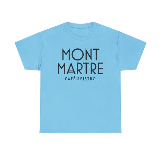 Café Montmartre T-Shirt - French Restaurant Industry Defunct Logo Tee