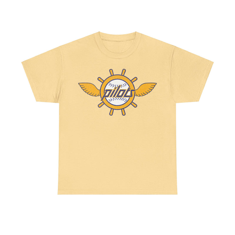 Load image into Gallery viewer, Seattle Pilots Gold Logo Nostalgic Retro Baseball Team T-shirt
