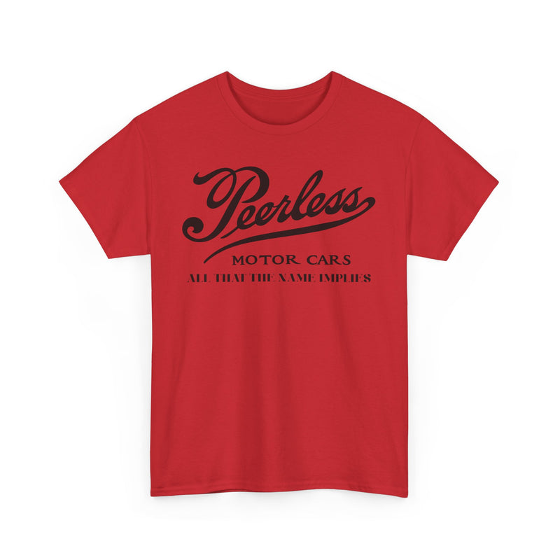 Load image into Gallery viewer, Peerless Motor Cars All That The Name Implies Vintage Logo T-shirt
