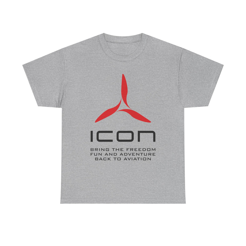 Load image into Gallery viewer, ICON Aircraft Defunct Aviation T-Shirt Fun Adventure Freedom Flying Pilot Tee
