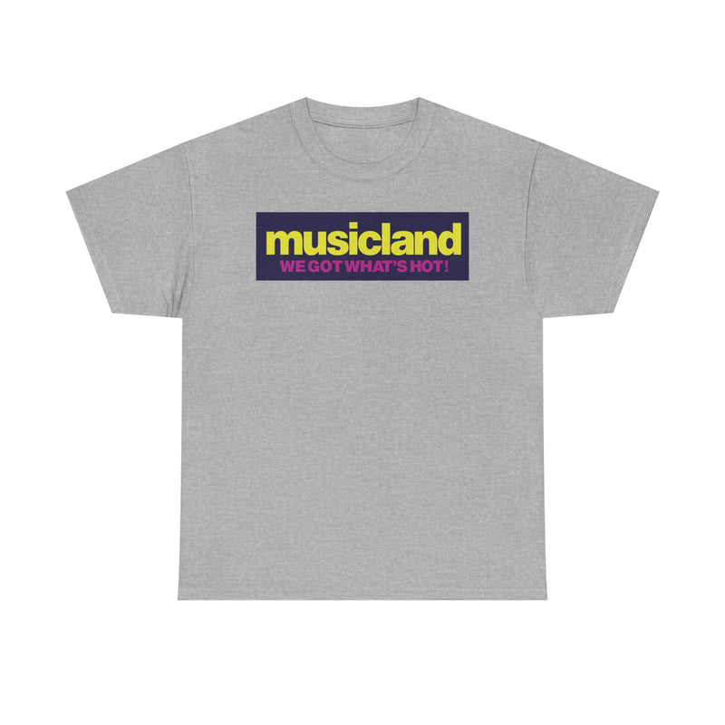 Load image into Gallery viewer, Musicland We Got What&#39;s Hot Music Store Nostalgic T-shirt
