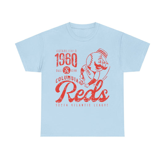 Columbia Reds Est 1960 South Carolina Baseball Club T-shirt