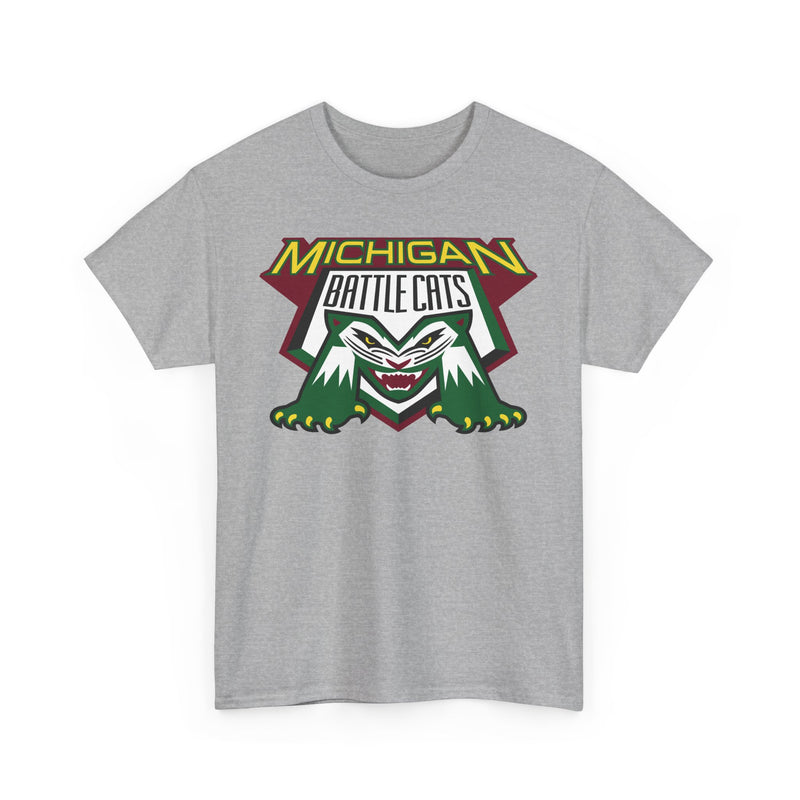 Load image into Gallery viewer, Michigan Battle Cats Midwest League 1995-2002 Baseball T-shirt
