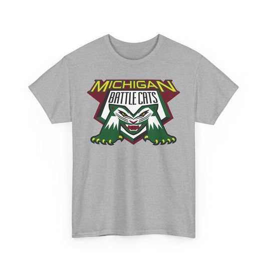 Michigan Battle Cats Midwest League 1995-2002 Baseball T-shirt