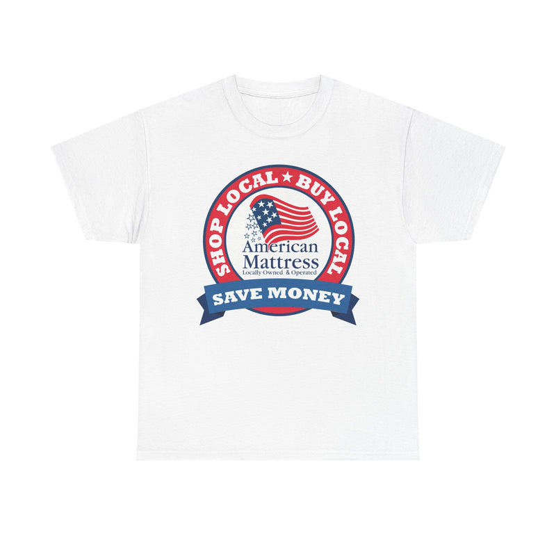 Load image into Gallery viewer, American Mattress Shop Local T-Shirt - Retail Industry Logo Tee
