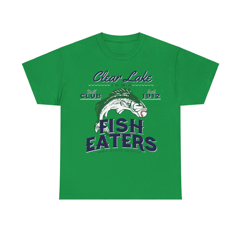 Load image into Gallery viewer, Clear Lake Fish Eaters Est 1912 Iowa Baseball T-shirt
